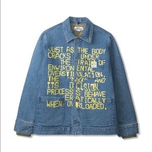 A.P.C. x Braindead Imhotep denim jacket